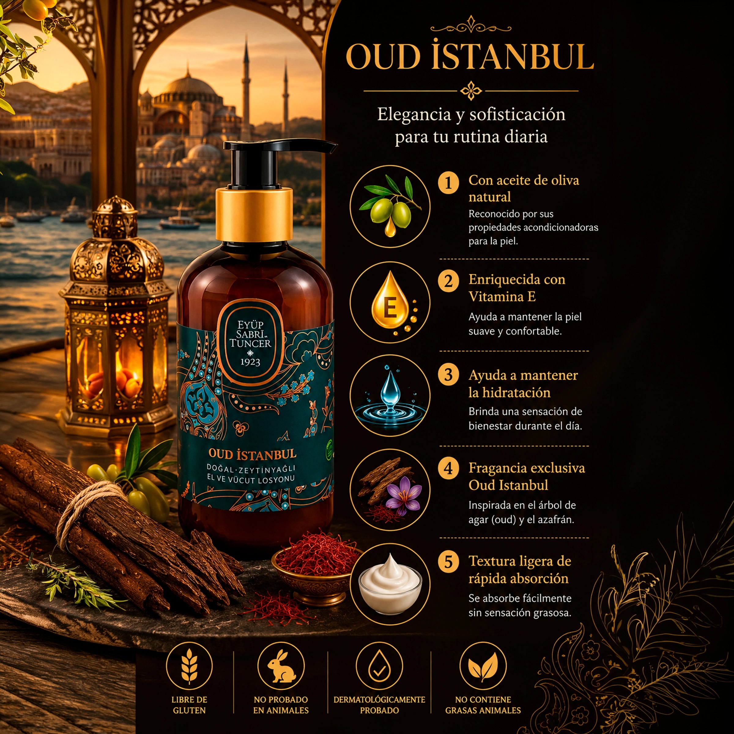 Loción corporal Oud de Estambul – 250 ml