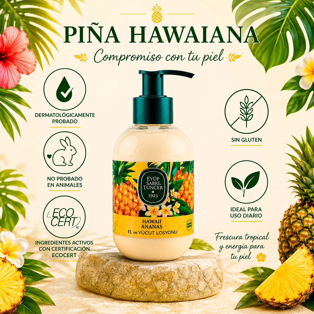 Loción corporal Piña Hawaiana – 280 ml