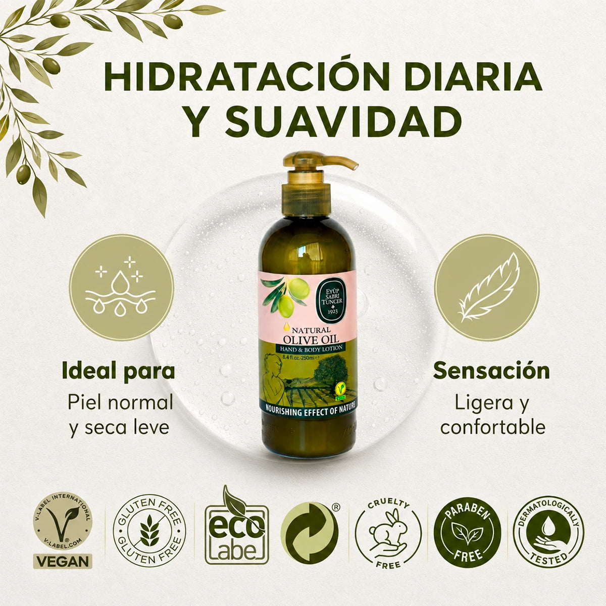 Loción corporal Oliva Natural – 250 ml