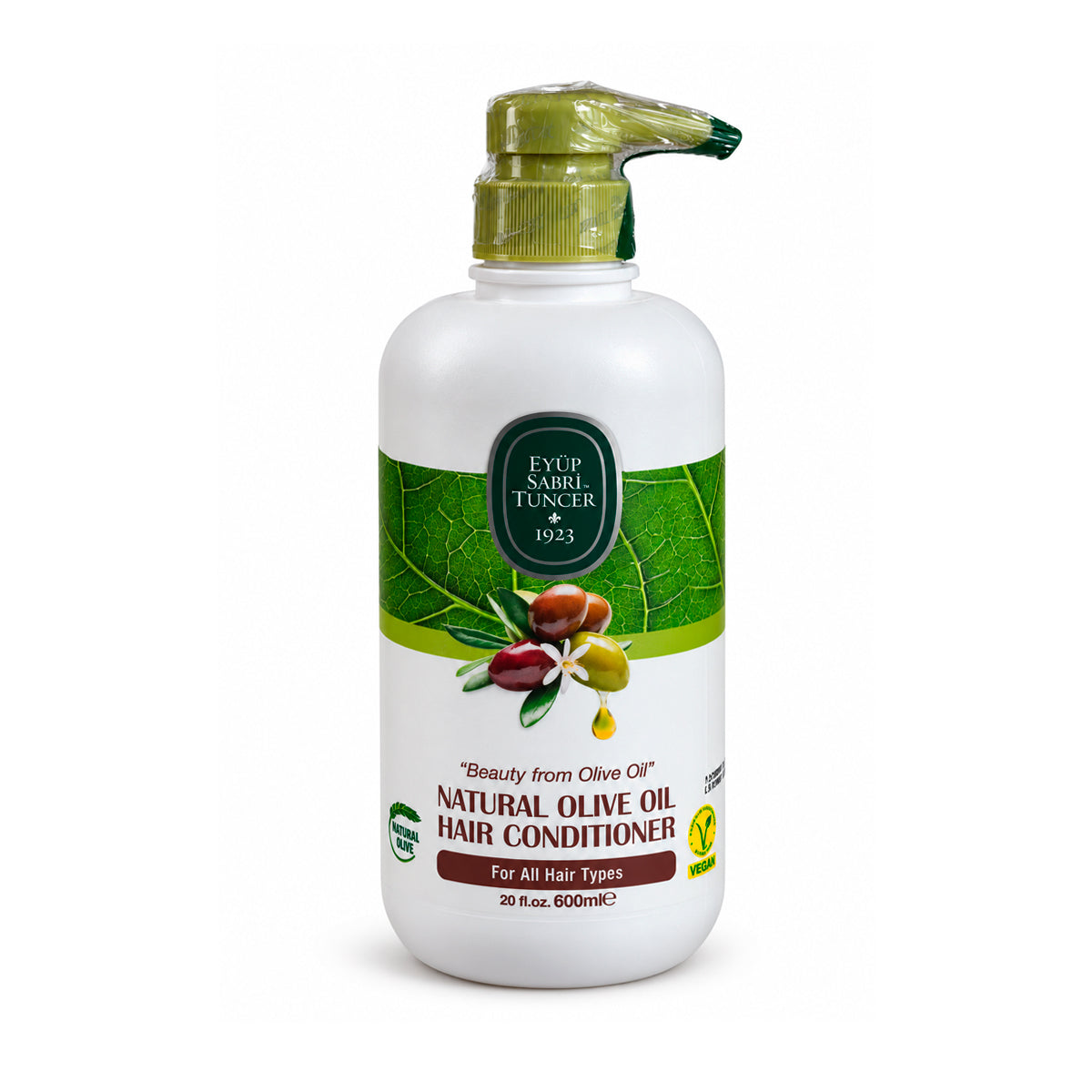 Acondicionador capilar de aceite de oliva natural - 600 ml