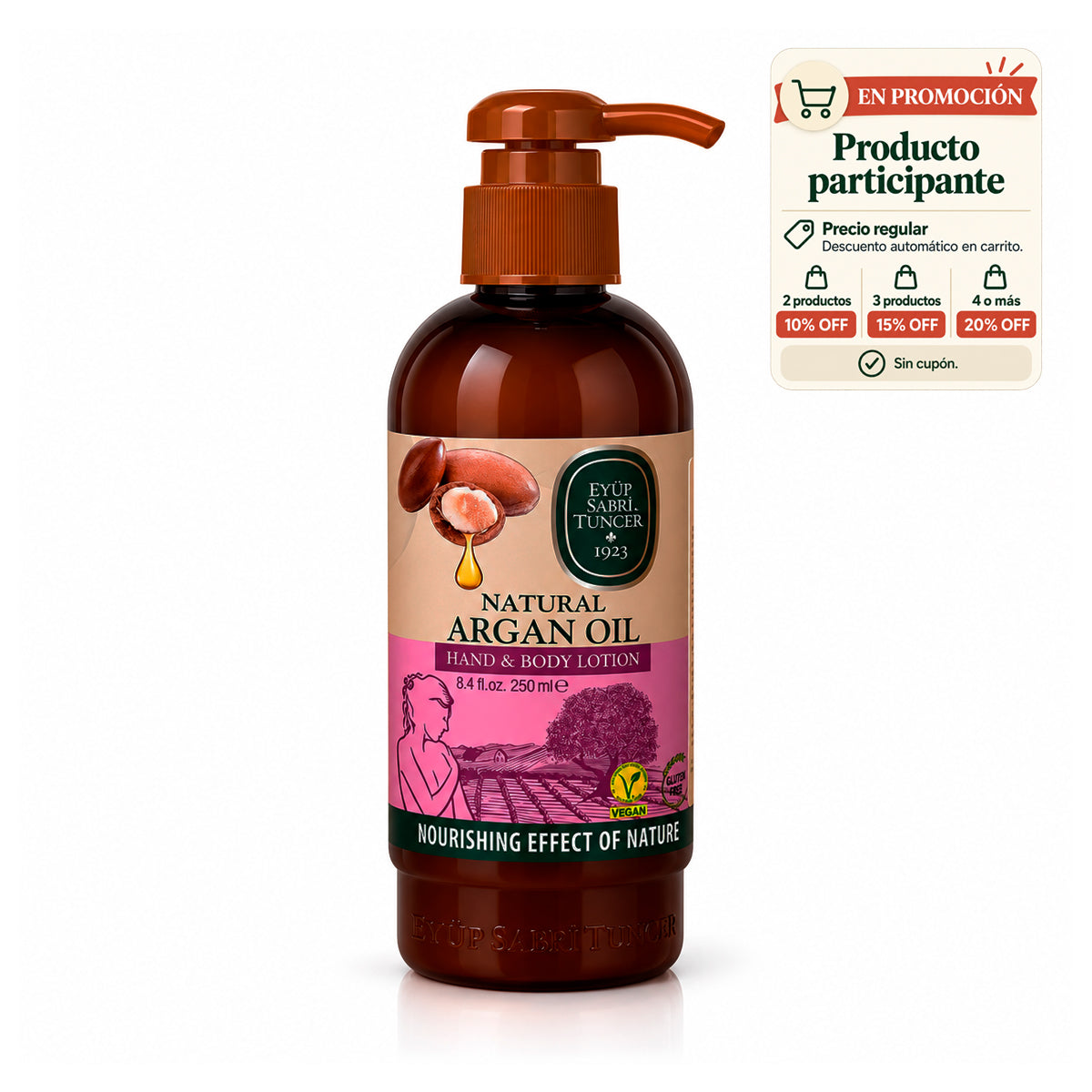 Loción corporal Argán Natural – 250 ml