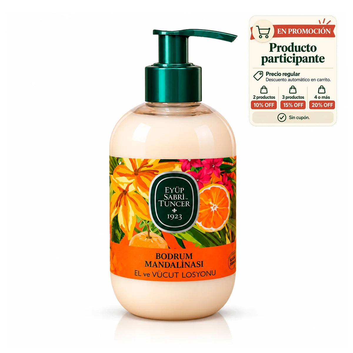 Loción corporal Mandarina de Bodrum – 280 ml