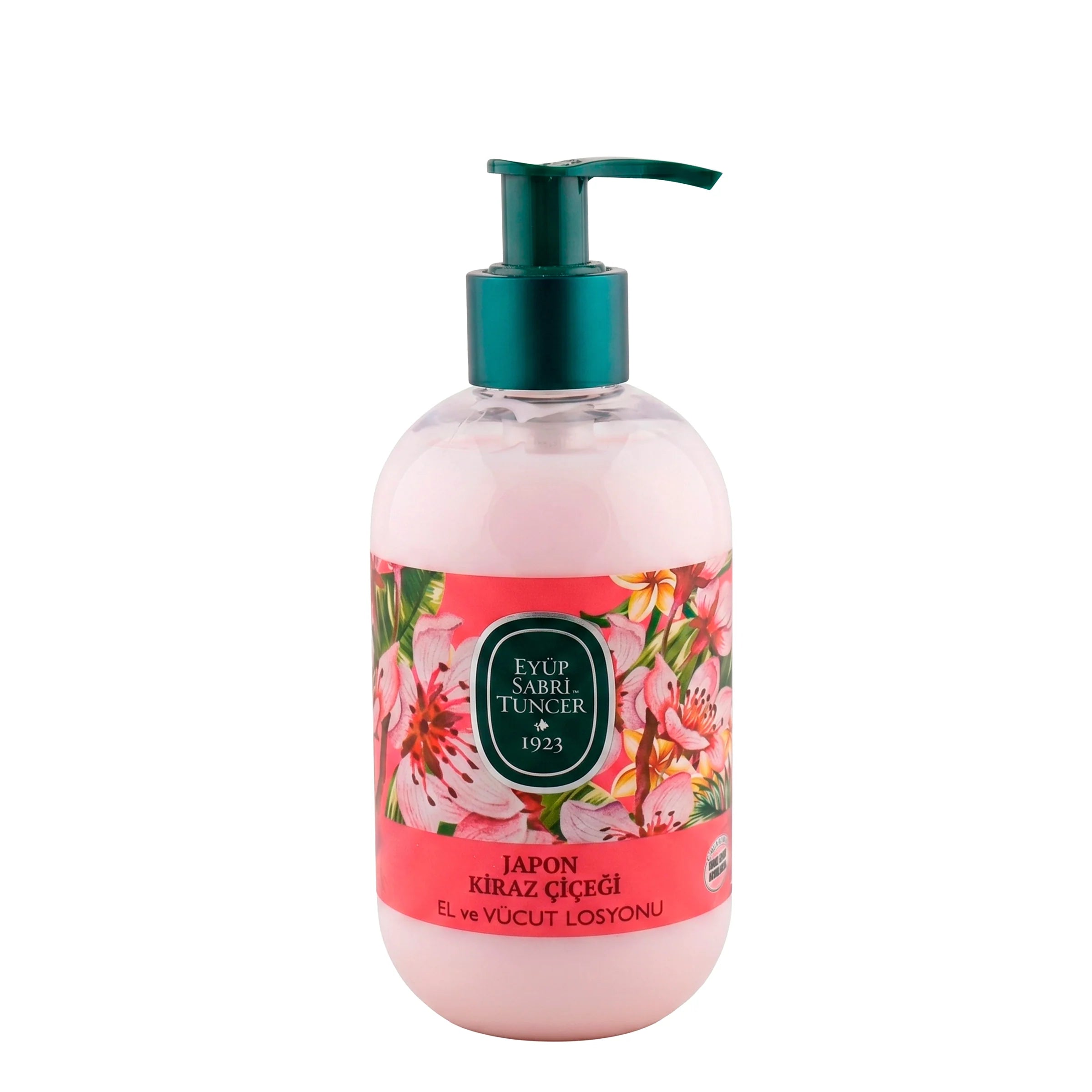 Loción corporal de aceite de oliva y flor de cerezo japonés - 280 Ml.
