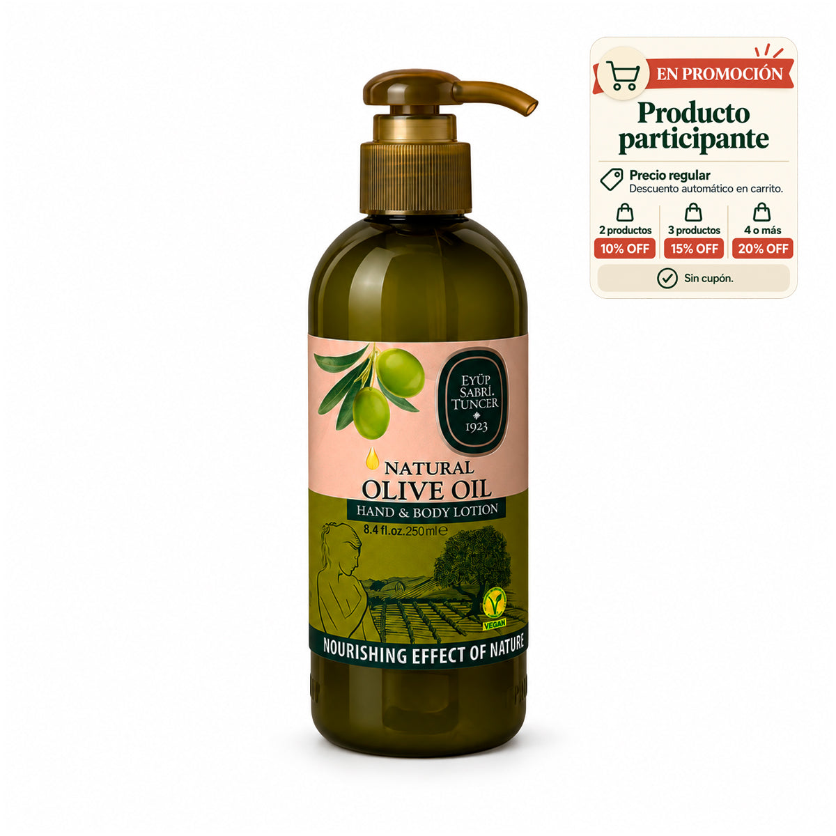 Loción corporal Oliva Natural – 250 ml