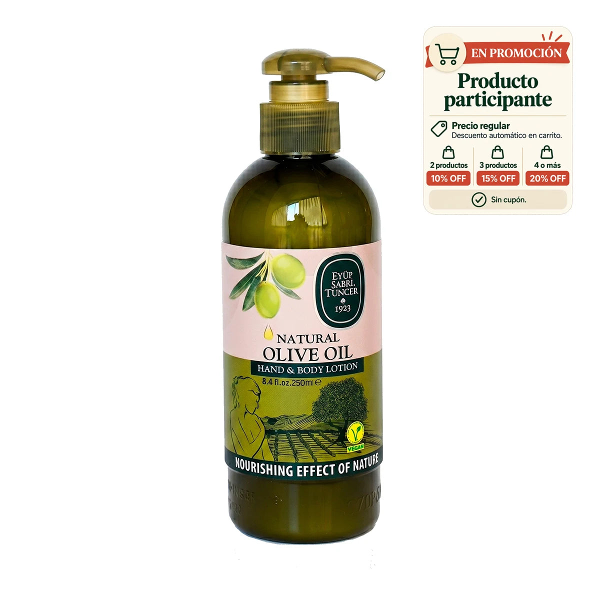 Loción corporal Oliva Natural – 250 ml