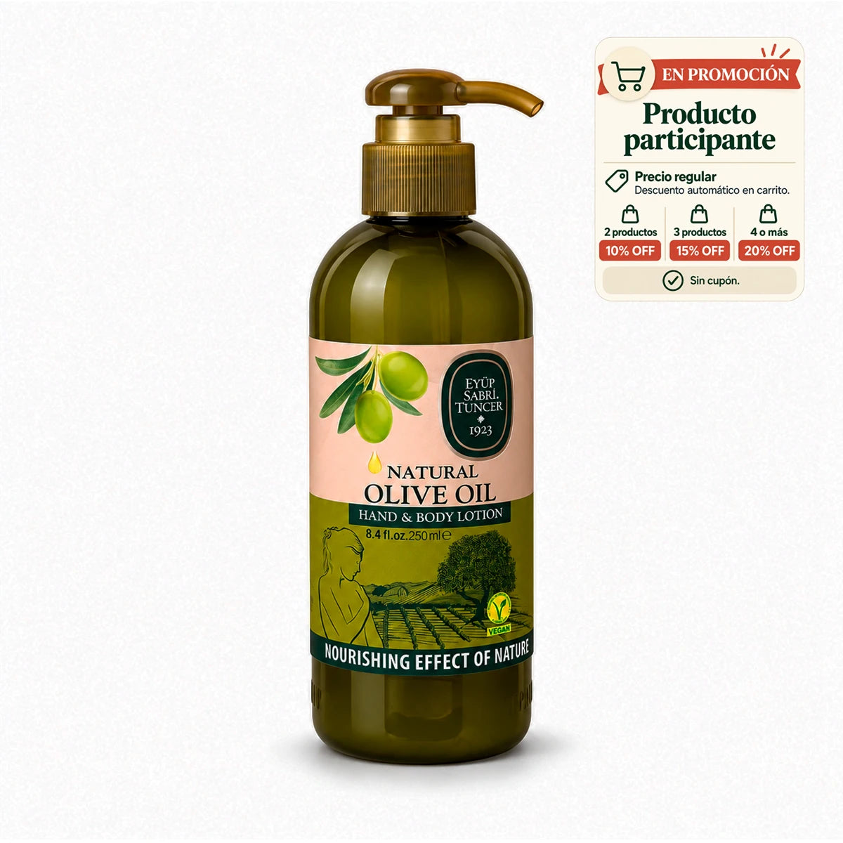 Loción corporal Oliva Natural – 250 ml