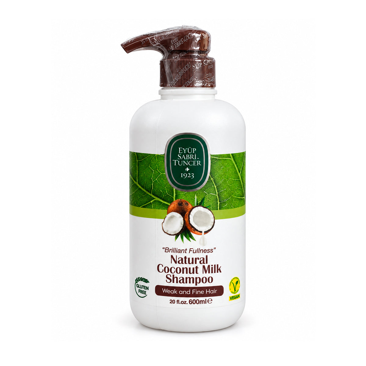 Champú de leche de coco natural - 600 ml