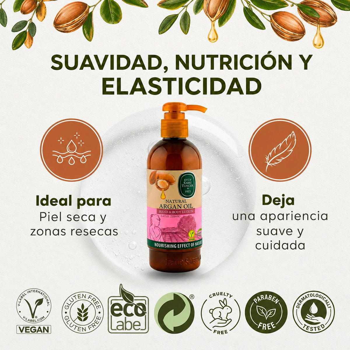 Loción corporal Argán Natural – 250 ml