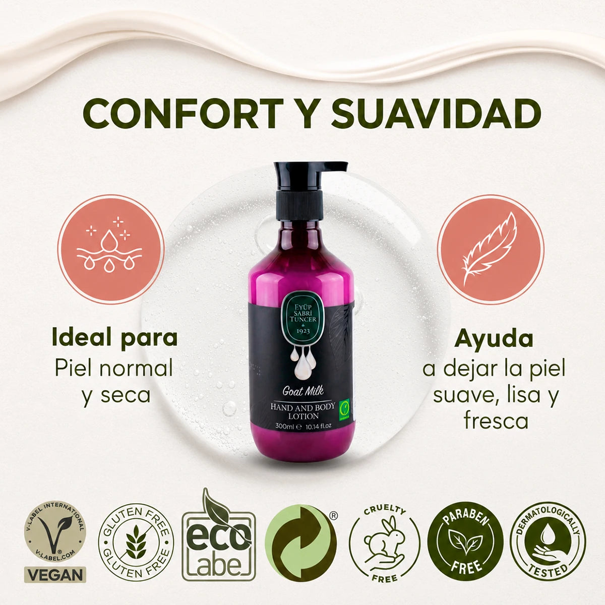 Loción corporal Leche de cabra – 300 ml