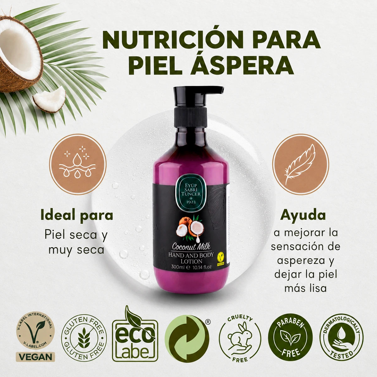 Loción corporal Leche de coco – 300 ml
