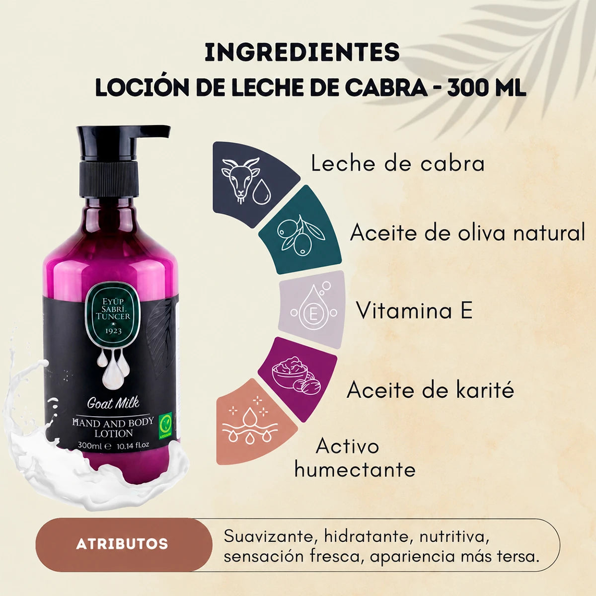 Loción corporal Leche de cabra – 300 ml
