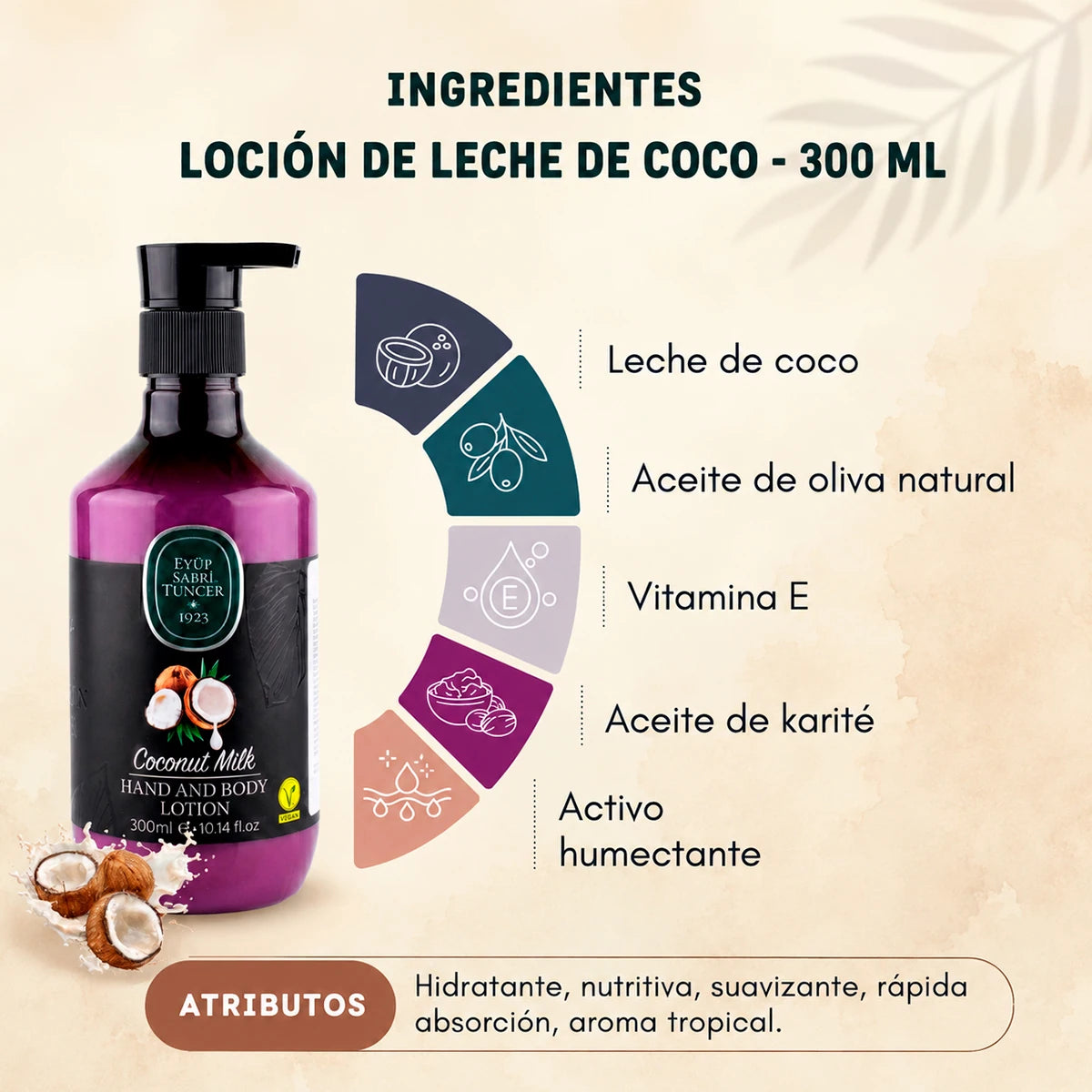 Loción corporal Leche de coco – 300 ml
