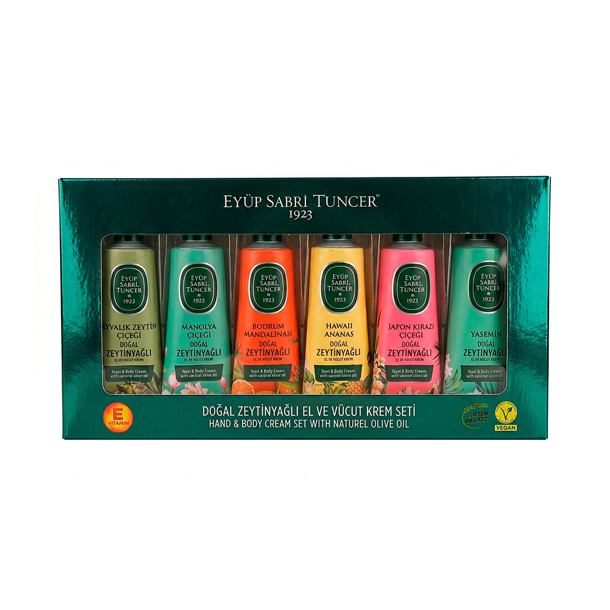 Set de 6 cremas – Aromas con aceite de oliva – 50 ml c/u